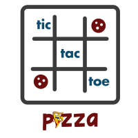 Logo Tic Tac Toe Pizza - Târgu Mureş