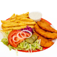 Meniu cu șnițel de pui Meniuri la Pelit Istanbul Kebab Delivery din Târgu Mureş