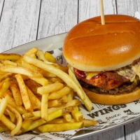BBQ Burger Box 400 g BURGER BOX (PRODUSE NOI, RĂCORITOARE INCLUSĂ) la Rexo LunchBox din Târgu Mureş
