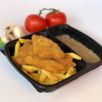 Schnitzel Box 400 g OFERTE IREZISTIBILE !  la Rexo LunchBox din Târgu Mureş