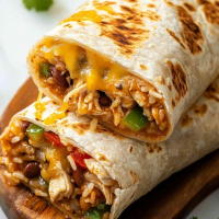 Crispy Chicken Burrito 350 g NEW !! TEX-MEX FIESTA  la Rexo LunchBox din Târgu Mureş