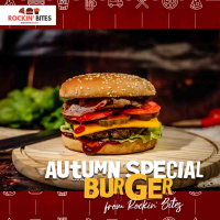 Burger Autumn Special + Cartofi Prajiti + Coca Cola 0.30L Gratis! PROMO! Chill Your Meal, Free Coke Deal! la ROCKIN' BITES (Rockin' Burgers) din Târgu Mureş