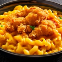 Crispy chicken  Mac & Cheese 400 g MAC & CHEESE (NOU !) la Rexo LunchBox din Târgu Mureş