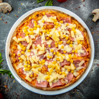 Hawaii 1320 g PIZZA PARTY 50 cm (REȚETĂ NOUĂ) la Rexo LunchBox din Târgu Mureş