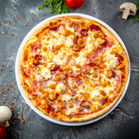 Meatlover 680 g PIZZA STANDARD 32 cm (REȚETĂ NOUĂ) la Rexo LunchBox din Târgu Mureş