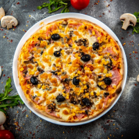 Capriciosa 690 g PIZZA STANDARD 32 cm (REȚETĂ NOUĂ) la Rexo LunchBox din Târgu Mureş