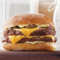 Double Full Chedar Burger 350 g BURGERS la Rexo LunchBox din Târgu Mureş
