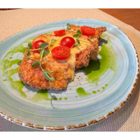 Parmigiana schnitzel Fel Principal la La Diavolo Home Delivery din Târgu Mureş