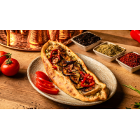 Sebzeli Pide (Pide vegetariană) Lahmacun & Pide la Pelit Turkish Cuisine din Târgu Mureş