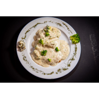 Chicken Breast With Blue Cheese and Broccoli Cream Sauce logo