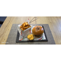 Vegetarian Burger Burger la Toledo Fast Food din Buzău