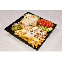 Shaorma la farfurie Wrap/Shaorma la La Unchiu Teo din Târgu Mureş