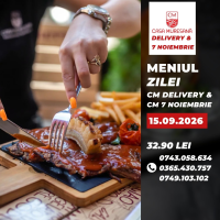 Meniul zilei - Marti (12:00 - 17: 00 ) Meniul zilei (12:00 - 17:00) la Casa Muresana Delivery din Târgu Mureş