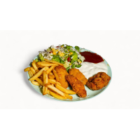 Farfurie mix aripioare și crispy Meniu crispy la Turkish Steak House Restaurant din Târgu Mureş