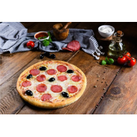Pizza Prosciutto Salami - 450g Pizza mica la Bada Bing din Târgu Mureş