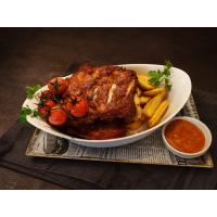 coaste de porc BUCĂTĂRIA CASEI la Restaurant Studio Pizzerie din Târgu Mureş