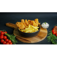 Meniu crispy mediu Meniuri la Pumbee Fast Food din Târgu Mureş