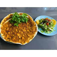 Lahmacun Meniu turcesc la Turkish Steak House Restaurant din Târgu Mureş