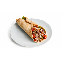 Shaorma falafel mare Meniu vegan la Turkish Steak House Restaurant din Târgu Mureş