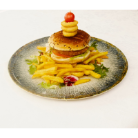 Burger Simplu Burgeri la La Unchiu Teo din Târgu Mureş