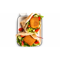 Shaorma cu cașcaval pane medie Meniu vegan la Turkish Steak House Restaurant din Târgu Mureş